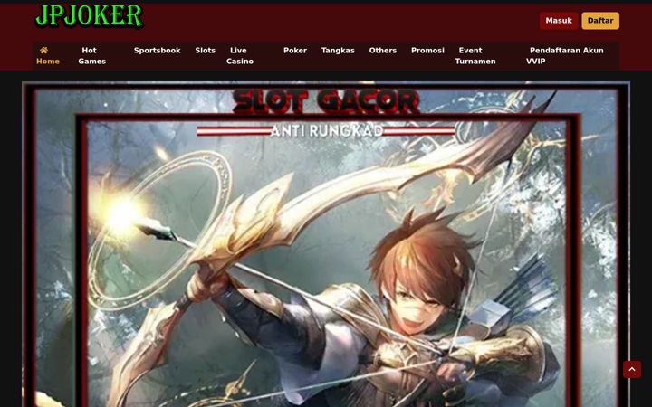 Screenshot of jpjokerslot.com