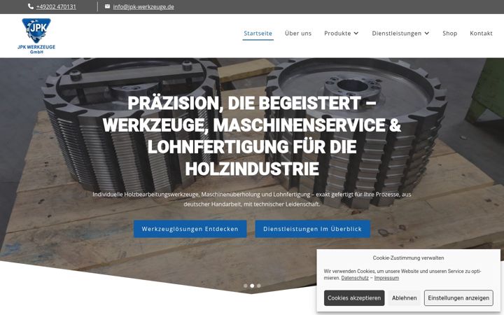 Screenshot of jpk-werkzeuge.com