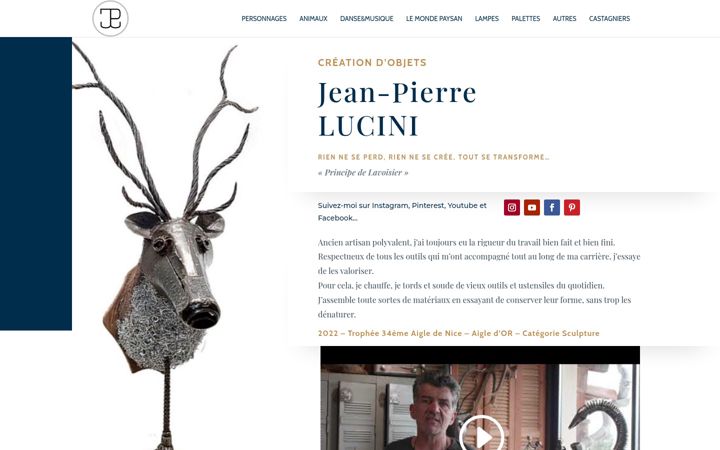 Screenshot of jplucini.com