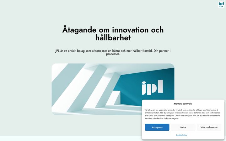 Screenshot of jplundberg.se