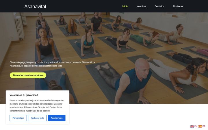 Screenshot of jpmartinez-yoga.es