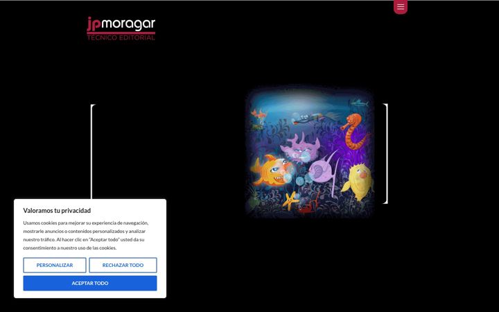 Screenshot of jpmoragar.com