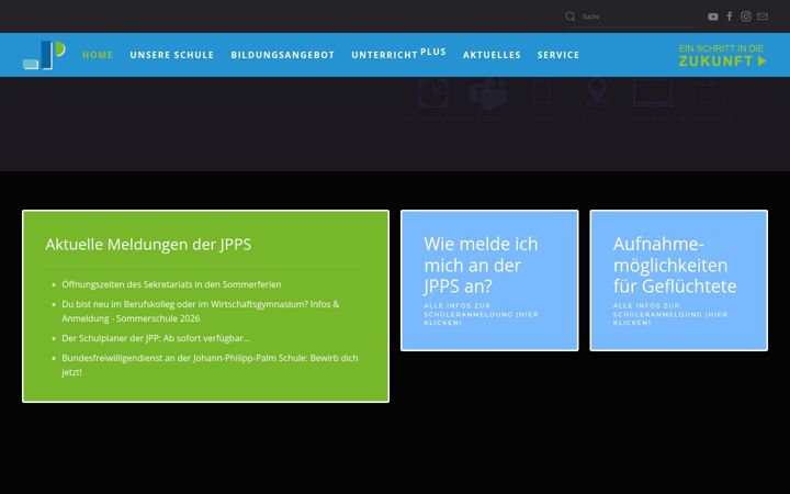 Screenshot of jpp-schule.de