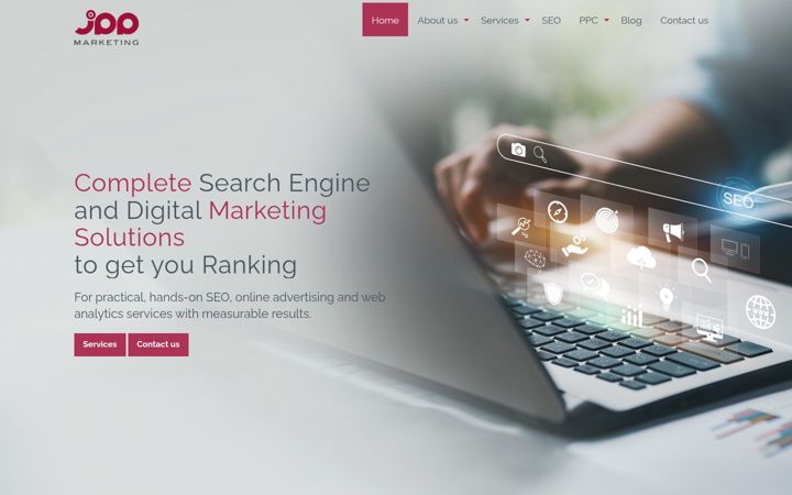Screenshot of jppmarketing.com