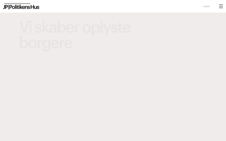 Screenshot of jppol.dk