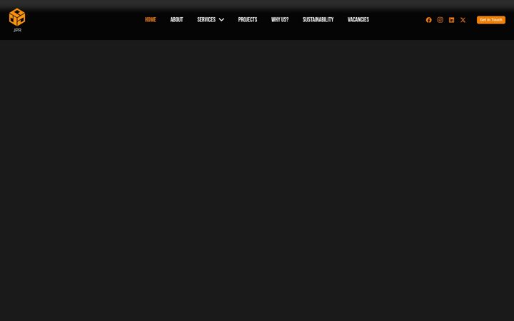 Screenshot of jprgroup.co.uk