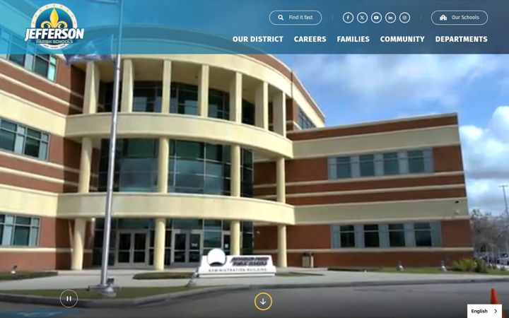 Screenshot stránky jpschools.org