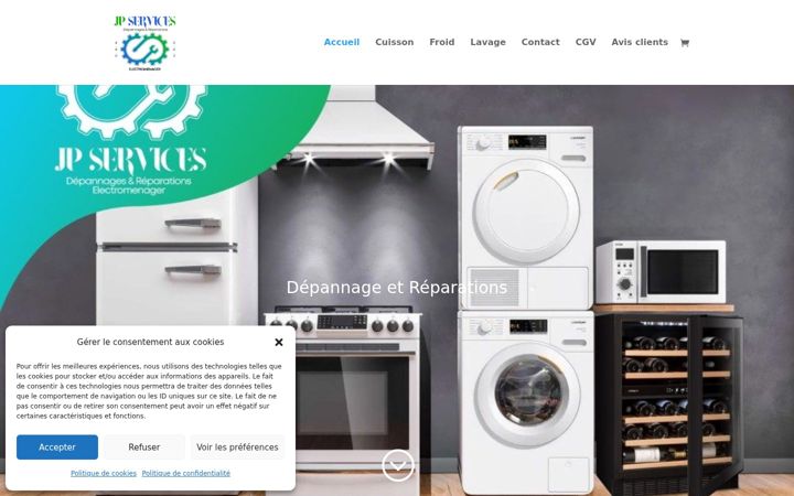 Screenshot of jpservicesnord.fr