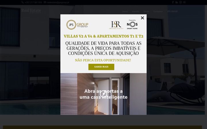 Екранна снимка на jpsgrouprealestate.com
