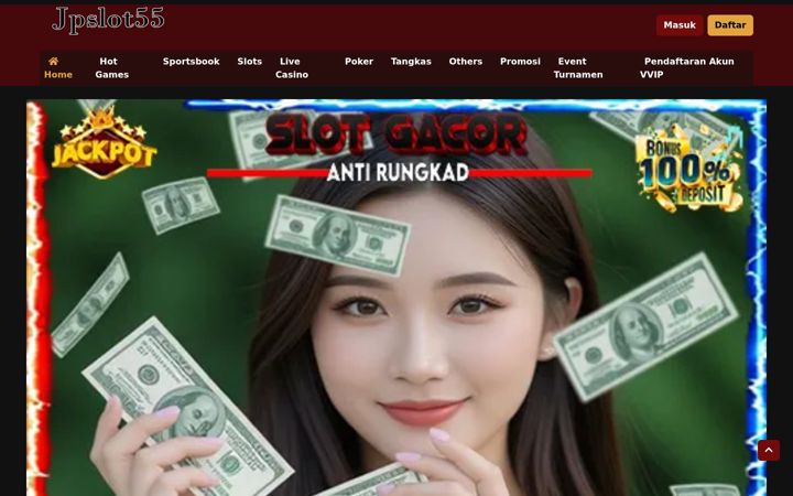 Screenshot of jpslot55.com
