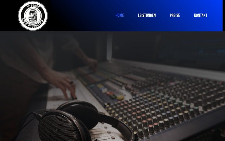 Screenshot of jpsound-produktion.de