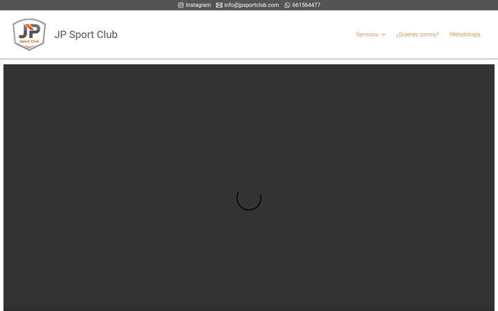 Screenshot of jpsportclub.com