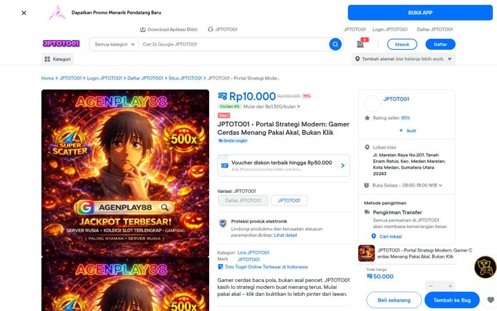 Screenshot του jptoto01.org