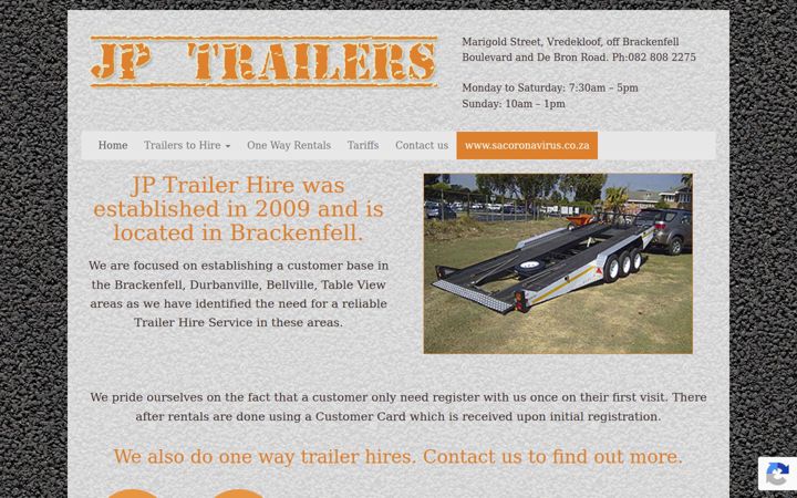 jptrailers.co.za
