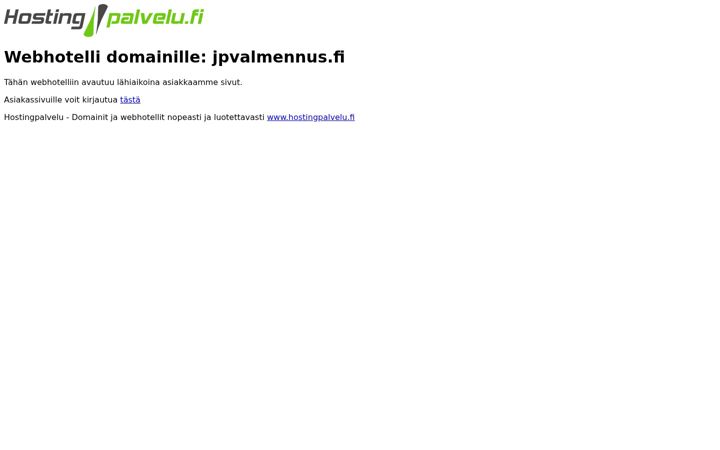 Captura de pantalla de jpvalmennus.fi