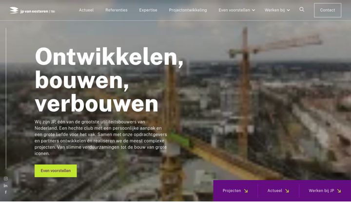 Screenshot of jpvaneesteren.nl
