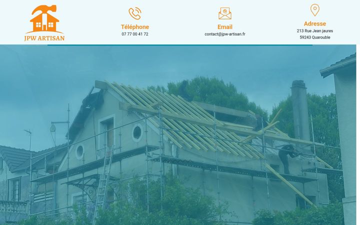 Screenshot of jpw-artisan.fr