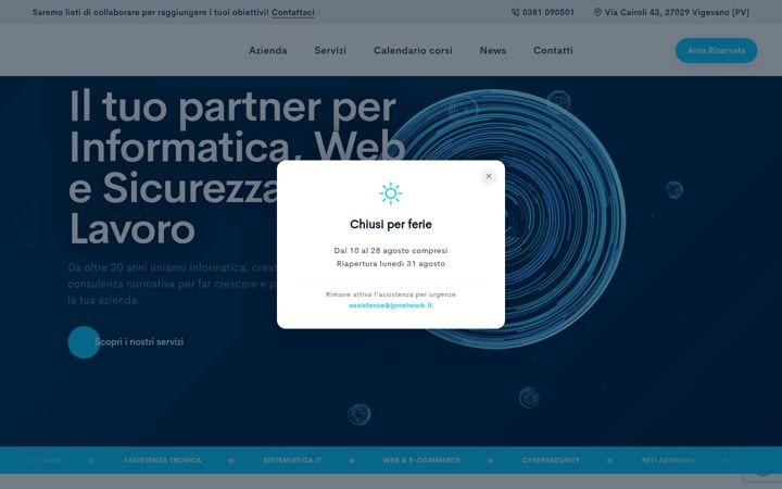 Screenshot of jpweb.it