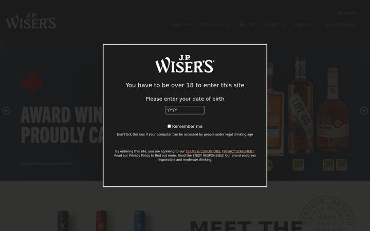 Screenshot of jpwisers.com