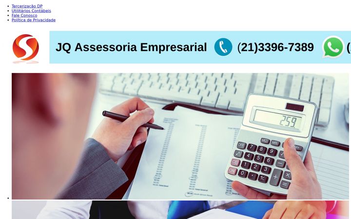 Screenshot of jqassessoriaempresarial.com.br