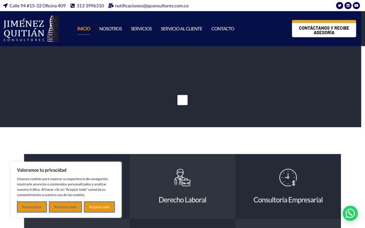 Screenshot of jqconsultores.com.co
