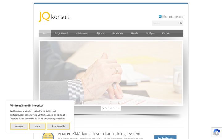 Screenshot of jqkonsult.se