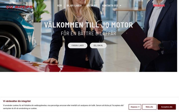Screenshot of jqmotor.se