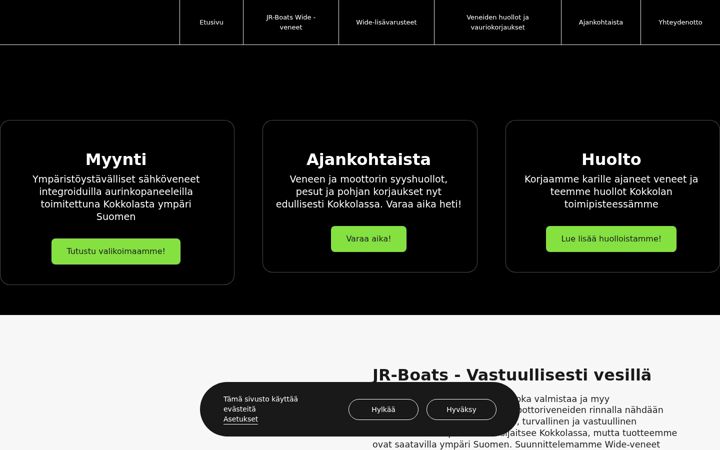 Screenshot of jr-boats.com