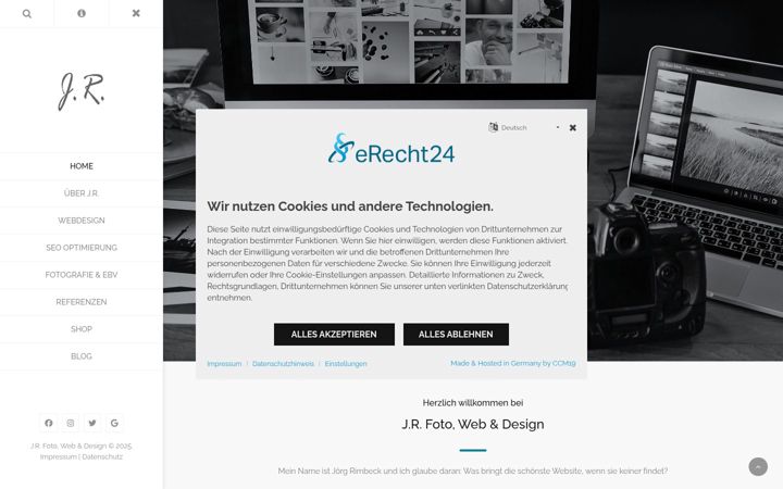 Screenshot of jr-foto-web-design.de