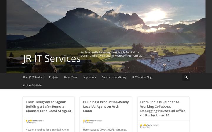 Screenshot of jr-it-services.de