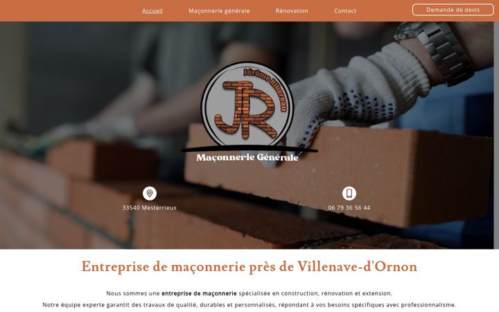 Screenshot of jr-maconnerie.fr
