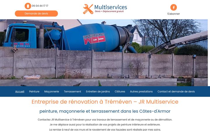Screenshot of jr-multiservices-22.fr