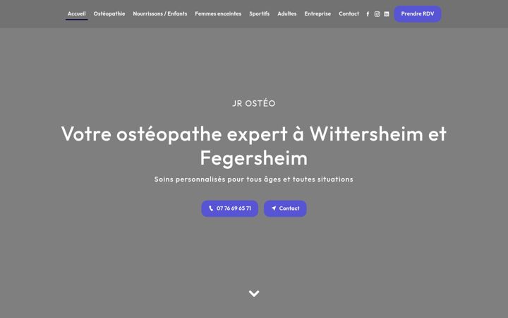 Screenshot of jr-osteo.fr
