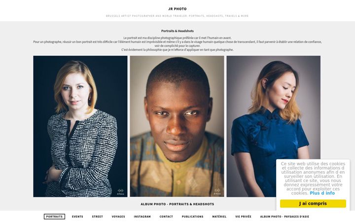 Screenshot of jr-photo.be