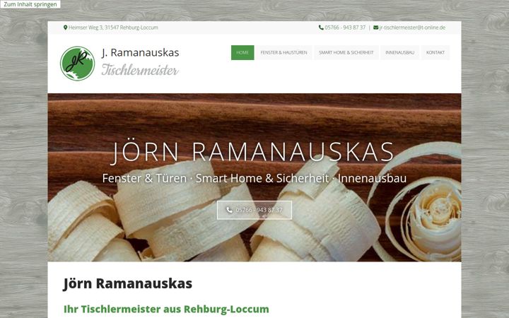 Ekrano kopija jr-tischlermeister.de