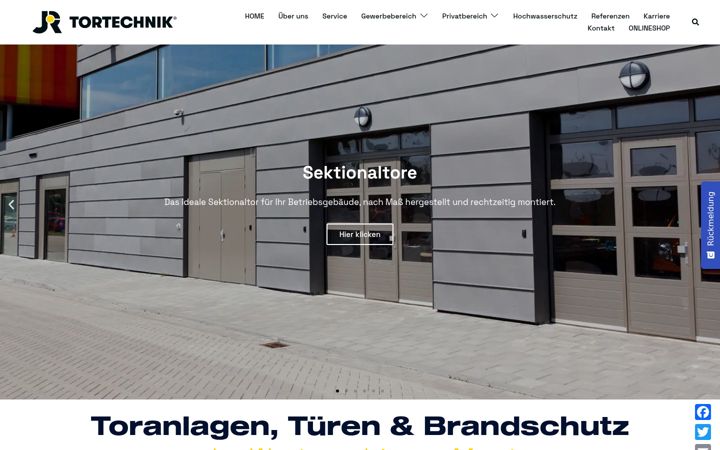 Screenshot of jr-tortechnik.de