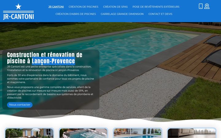 Screenshot of jrcantoni-piscine.fr