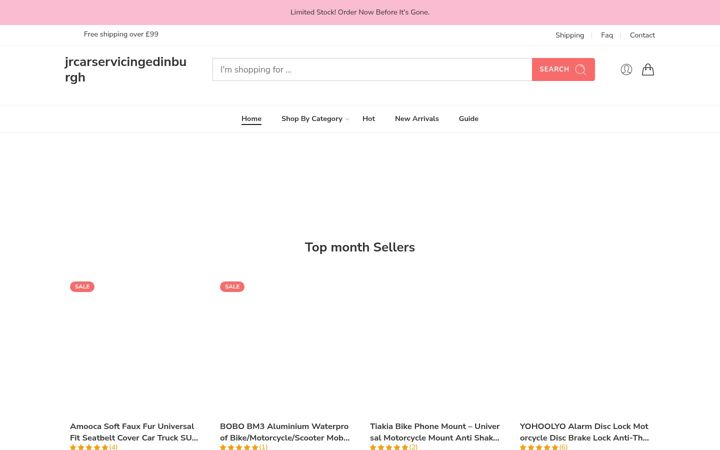 Screenshot of jrcarservicingedinburgh.co.uk