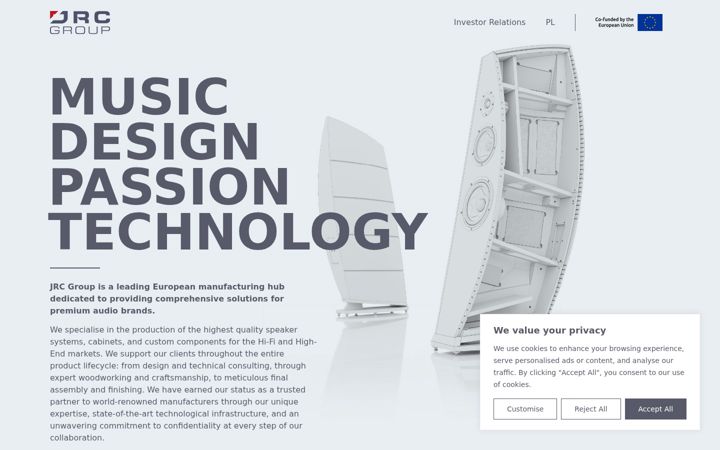 Screenshot of jrcgroup.pl