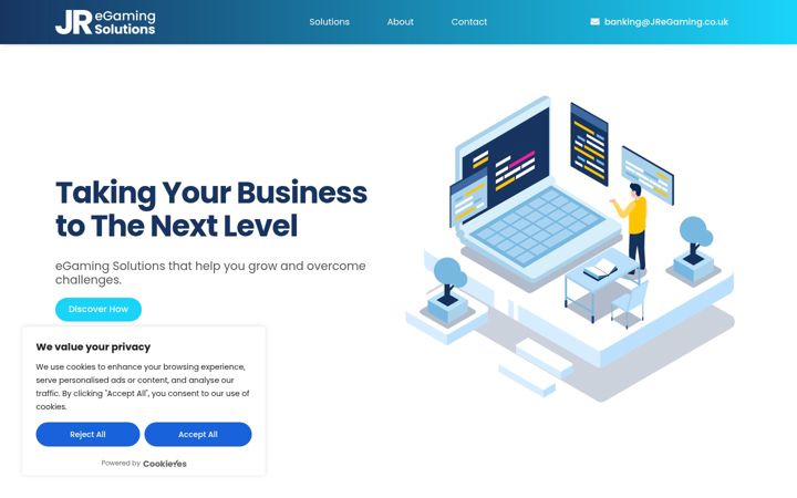 Screenshot of jregaming.co.uk
