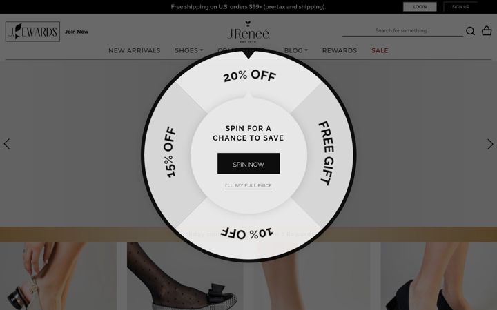 Screenshot of jrenee.com