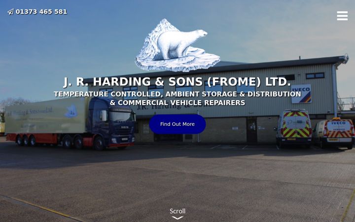 Screenshot of jrhardings.co.uk