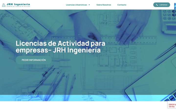 Screenshot of jrhingenieria.es