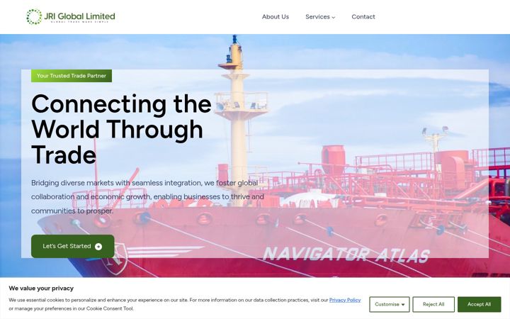 Screenshot of jri-global.com