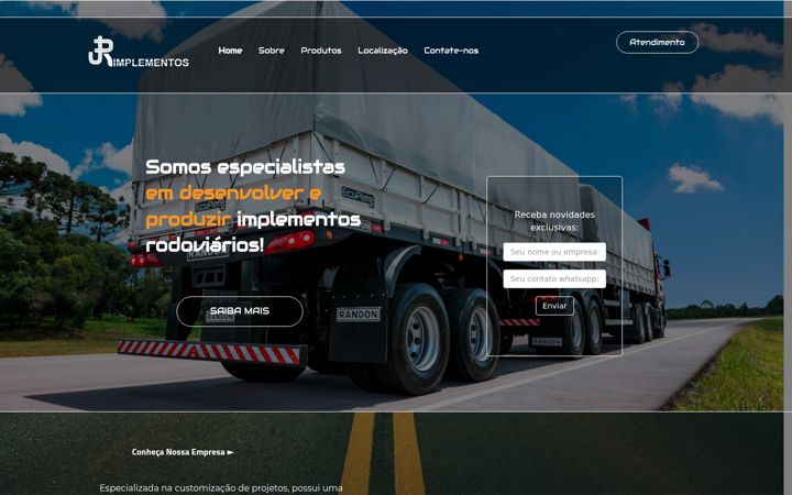 Screenshot of jrimplementos.com.br