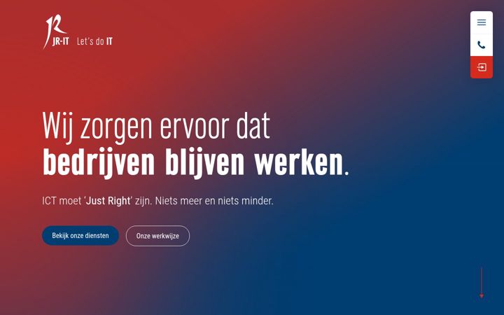 Screenshot of jrit.nl