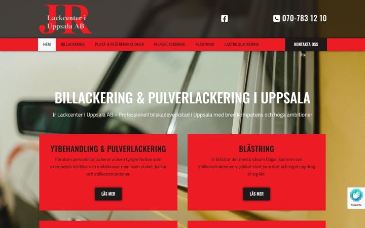 Screenshot of jrlackcenter.se