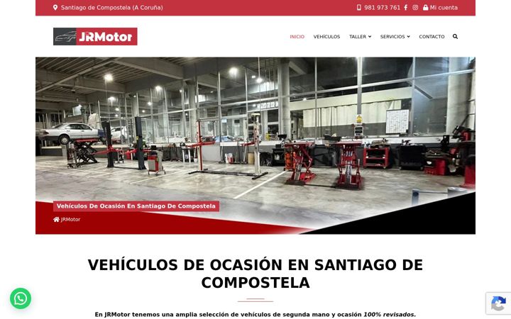 Screenshot of jrmotor.es