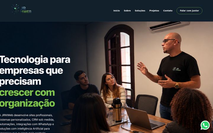 Screenshot of jrmweb.com.br