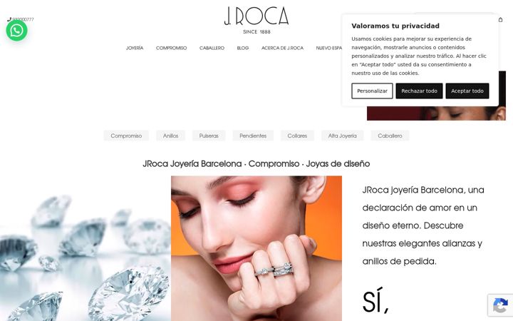 Screenshot of jroca.com
